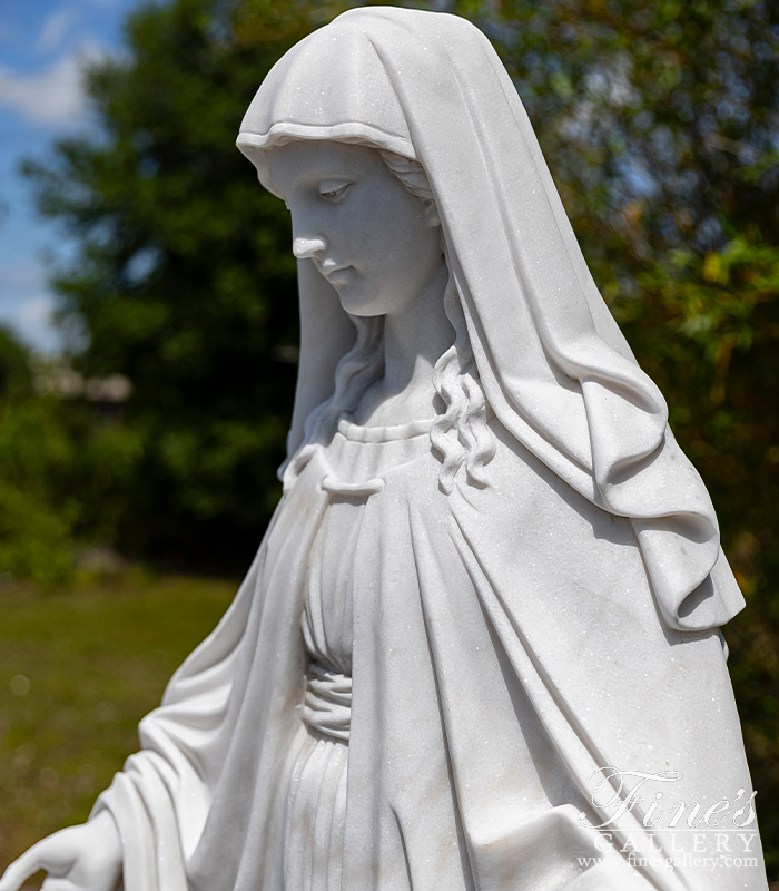 Search Result For Marble Statues  - Marble Immaculate Conception Statue - MS-995